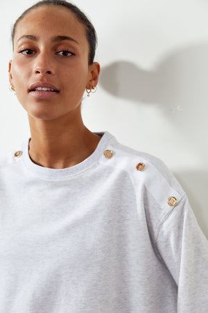 The Button Detail Sweat