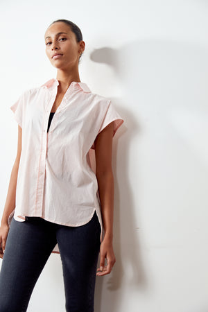 
            
                Load image into Gallery viewer, The Elvie Pink Short Sleeve Shirt
            
        