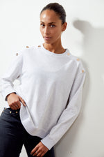 The Button Detail Sweat